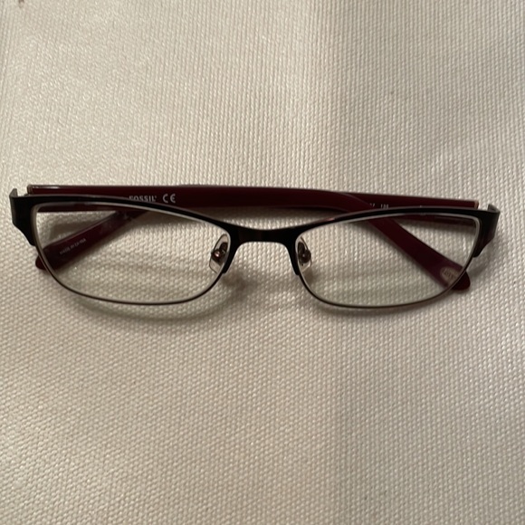 Fossil FOS6034 0DC7 135 Womens Prescription Eyeglasses in Demi Brown with Case - Picture 3 of 16